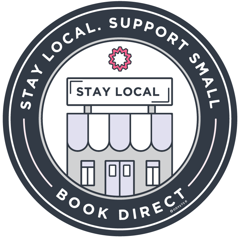Stay Local, Support Small, Book Direct
